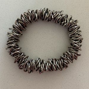 Stretchy stainless steel bracelet from MCA of Chicago